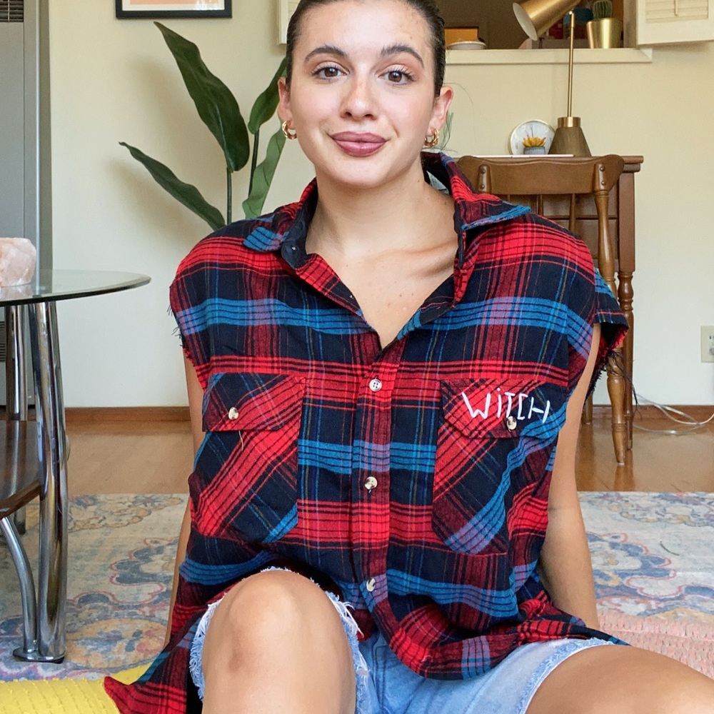 VINTAGE CUT OFF FLANNEL